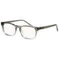 M America Men's Rx'able Square Plastic Eyeglasses, 5518150, Bryant, Gray, 1 Pair