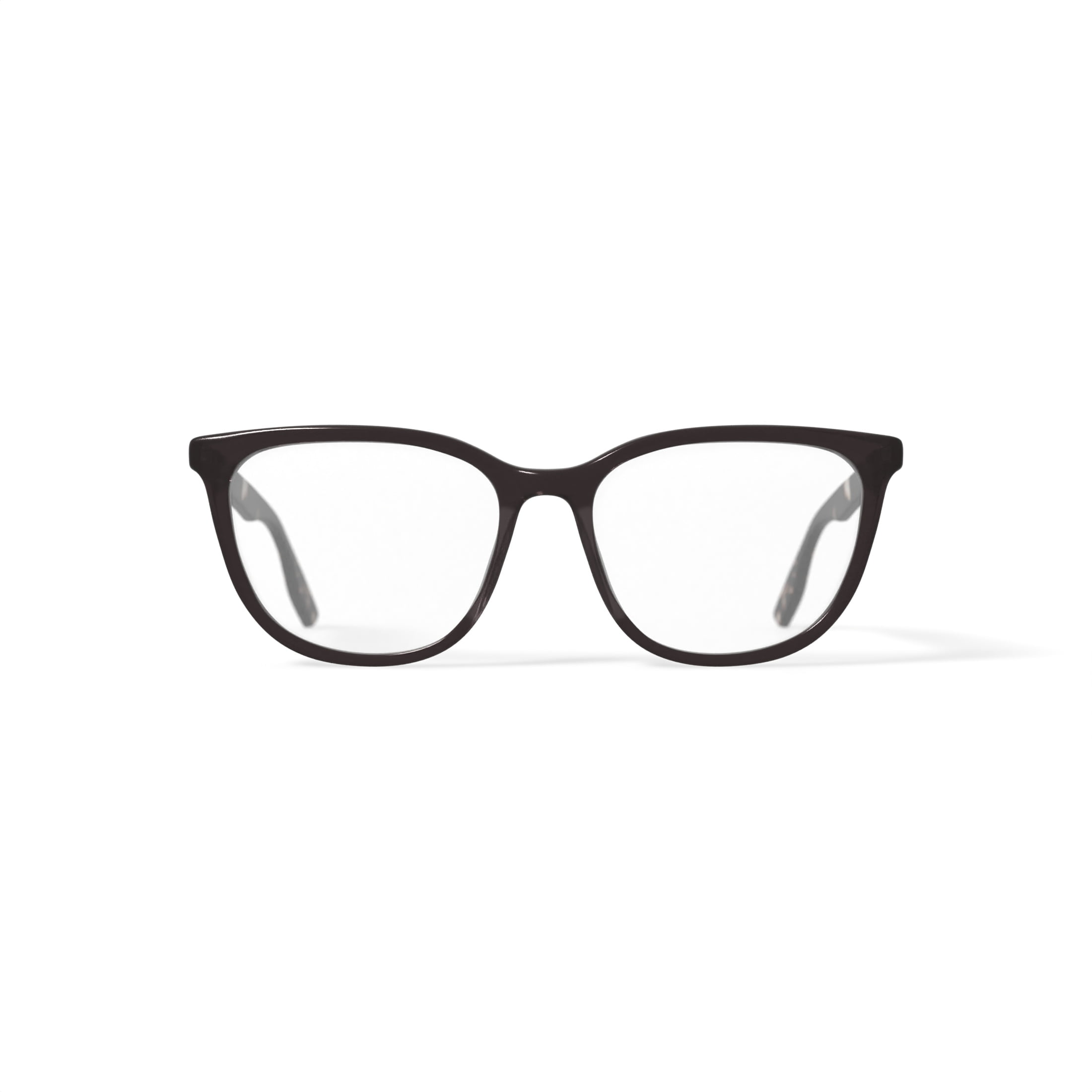 M America Women's Cornelia Square Prescription Eyeglasses with Case, Brown