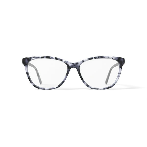 M America Women's Halsey Square Prescription Eyeglasses with Case, Gray