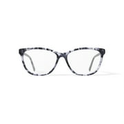 M America Womens Halsey Square Prescription Eyeglasses with Case, Gray