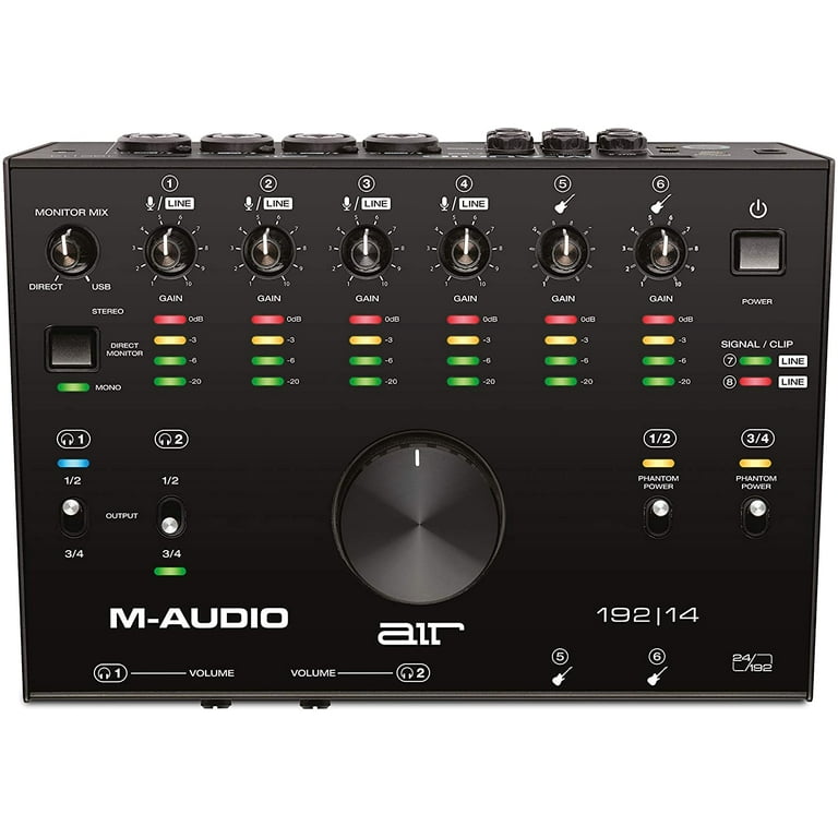 M-Audio AIR 192|14 - 8-In 4-Out USB Audio / MIDI Interface