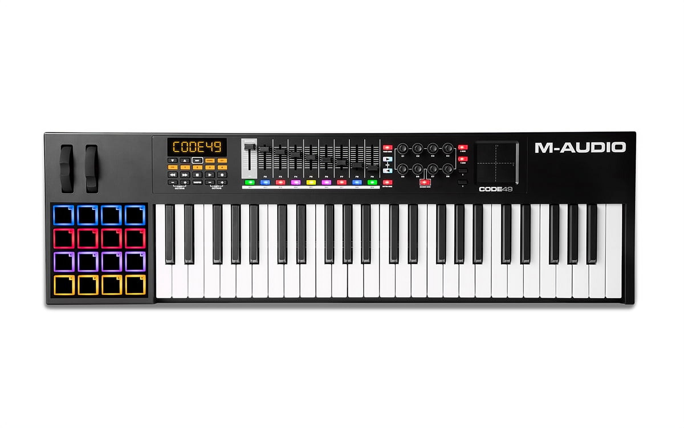 M-Audio Code 49 USB MIDI Controller with X/Y Pad, Black M-Audio Code 49 USB MIDI Controller with X/Y Pad, Black