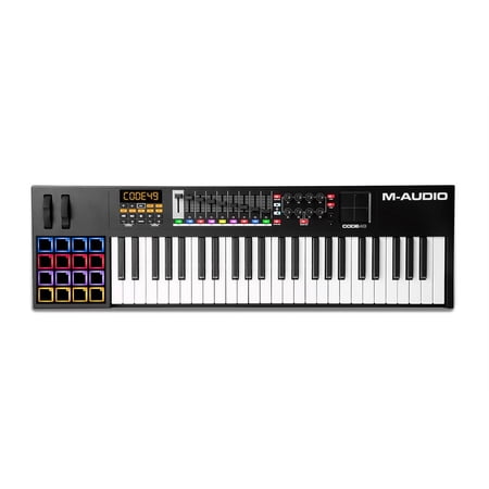 M-Audio Code 49 USB MIDI Controller with X/Y Pad, Black