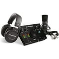 thumbnail interactive-video image 1 of M-Audio - Complete Recording Bundle - USB Audio Interface, Microphone, Shock mount, Cable, Headphones and Software Suite - AIR 192|4 Vocal Studio Pro, 1 of 7
