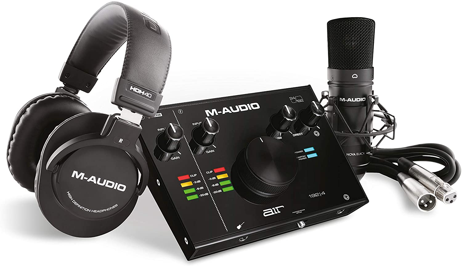 M-Audio DTMセット AIR 192 | 4VocalStudioPro M-Audio AIR 192|4 Vocal Studio Pro Kit with USB Interface