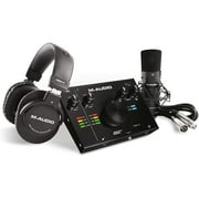 M-Audio - Complete Recording Bundle - USB Audio Interface, Microphone, Shock mount, Cable, Headphones and Software Suite - AIR 192|4 Vocal Studio Pro