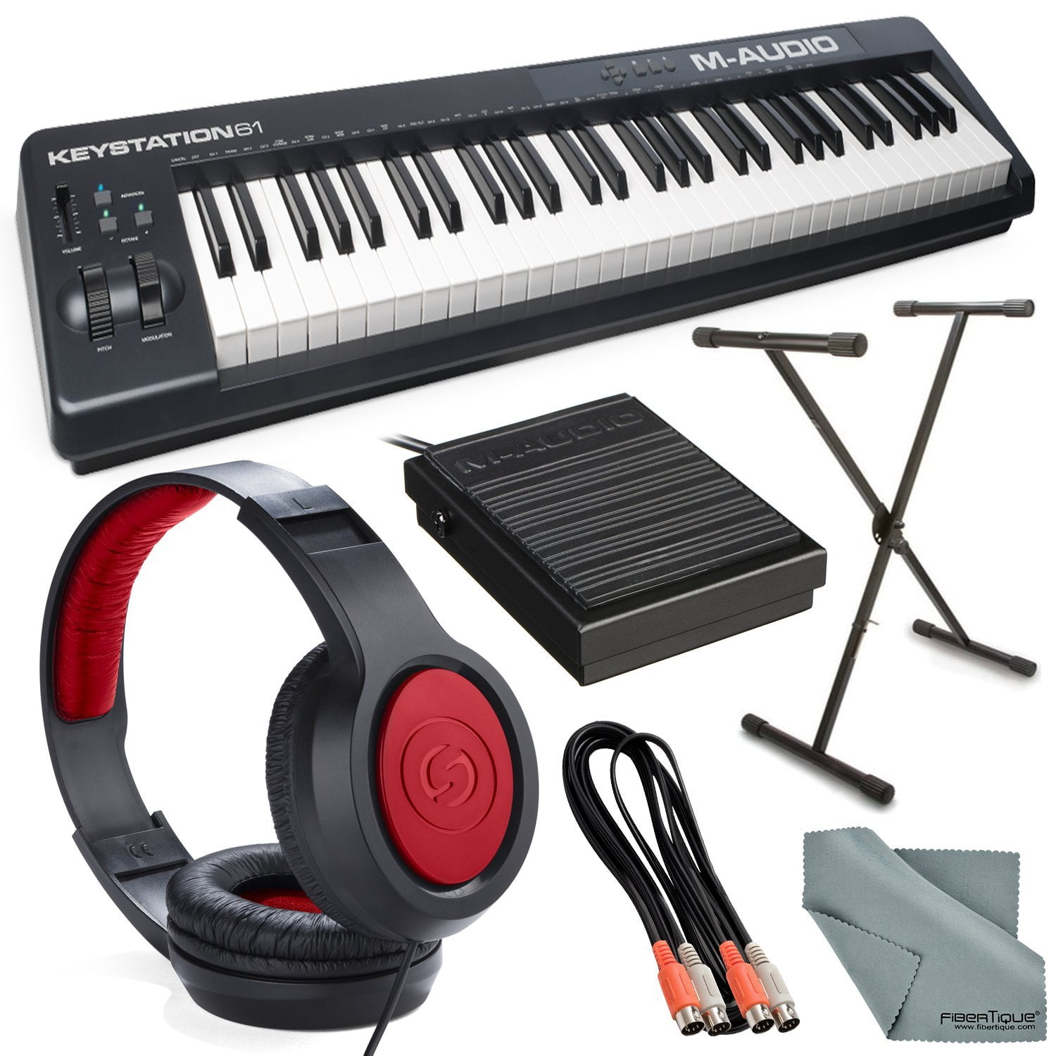 M-Audio Keystation 61 II MIDI Keyboard Controller and Platinum