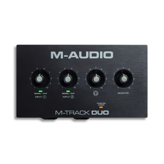 M-Audio M-Track Duo HD Pro-grade 24-bit 2-In 2-Out USB-C Audio Interface Crystal Preamps