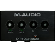 M-Audio M-Track Duo USB Audio Interface, Includes Dual XLR, Line and DI Inputs with Software Suite