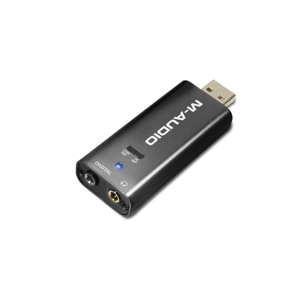 M-Audio, 1 Acoustic Guitar Effect Pedal, 16-bit / 48kHz Micro DAC