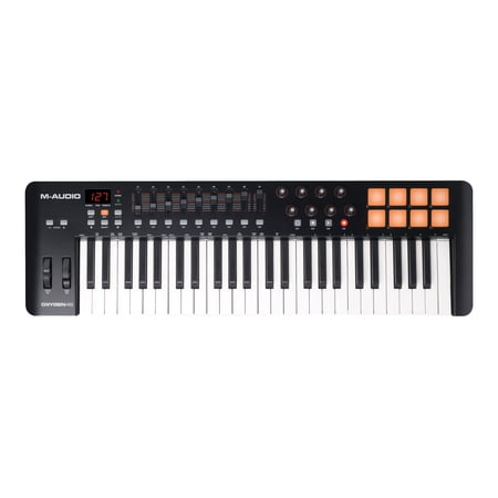 M-Audio Oxygen 49 V4 - MIDI controller - USB - 49-key - velocity-sensitive - 8 drum pads