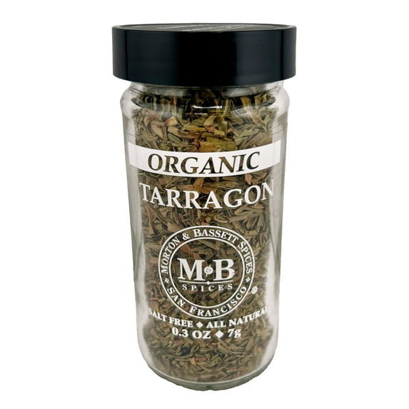 Morton & Bassett Organic Tarragon, 0.3 oz – Single Herb