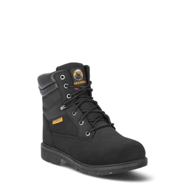 Brahma Mens Defender Waterproof 8" Soft Toe Work Boots