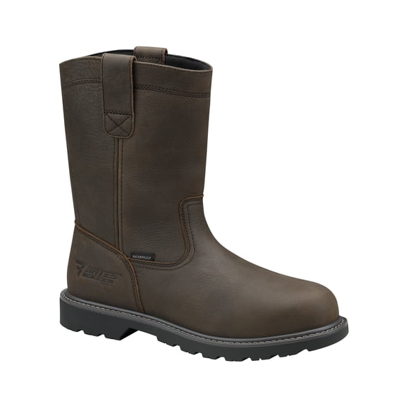 Bates Work by Wolverine Men's Barnes Waterproof Steel Pull-On Toe Work Boot