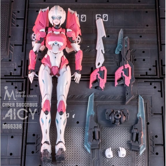 M Breed M66336 AICY Cyber Succubus Assembly Mecha, Arcee Female Robot Action Figure Model