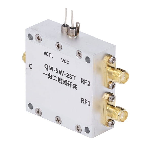 M Buder 0.1 to 6GHz RF Switch Module High Isolation Microwave Electronic Switch SPDT RF Module (8.00 x 8.00 x 3.00 inches / 20.32 x 20.32 x 7.62 cm)