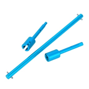 M Buder 1/10 Scale RC Center Drive Shaft & Joint Cup Kits Fit for TT02 RC Touring Car Propeller Shaft Upgrade Parts, Metal Replacement Accessories - Blue (7.48 in / 19 cm)