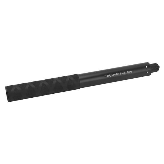 M Buder 1.1m Invisible Selfie Stick Aluminum Alloy 5-Section Extendable Handheld Pole for Insta360 X3 ONE RS GO 2 ONE X2 Panoramic Action Cameras (11.0-43.3 inches / 28-110 cm)