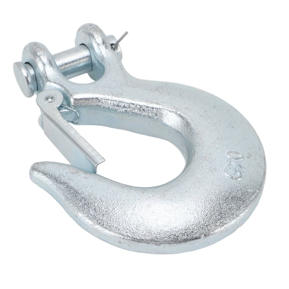 M Buder 1/2 Inch Safety Chain Hook High Breaking Strength G70 Alloy Steel Heavy Duty Clevis Slip Hook for Winch Trailer Transport Vehicle Boat 1/2 in / 12.7 mm