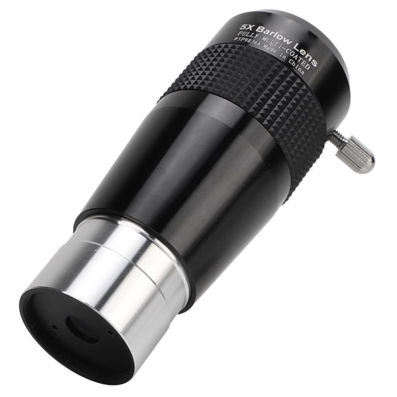 M Buder 1.25 Inch 5X Telescope Barlow Lens, Multi-Coated 4-Element Apochromatic Design for Lunar and Planetary Observation, High Magnification Eyepiece Accessory (1.25 inches / 31.7 mm)