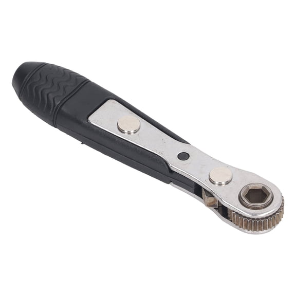M Buder 1/4 In Drive Size Mini Ratchet Wrench Portable Ratcheting Screwdriver Set for Household Repair 6.7 inches / 17 cm