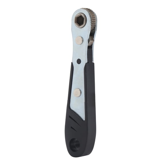 M Buder 1/4-Inch Mini Ratchet Wrench Hex Socket Sleeve Spanner, Compact Screwdriver Tool and Hand Tool for Tight Spaces (4.33 inches / 11.0 cm)