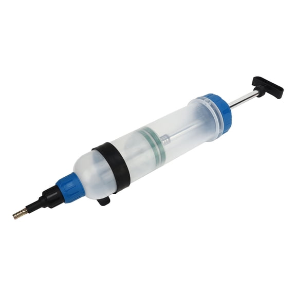 M Buder 1.5L / 0.39 Gal Automotive Fluid Extractor Engine Oil Transfer Pump Syringe with Quick Connect
