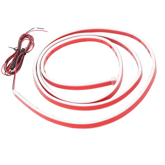M Buder 1.8m Car Hood Light Strip 12V 5W High Brightness Universal Waterproof Exterior Decorative Strip Light for Front Bonnet Engine Cover Daytime Running Scanning Accent Glow (1.8m / 70.87 inches)