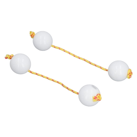M Buder 1 Pair African Rhythmic Ball Adjustable Strap Portable Asalato Shaker African Shaker Rattle for Entertaining (16 cm / 6.30 inches)