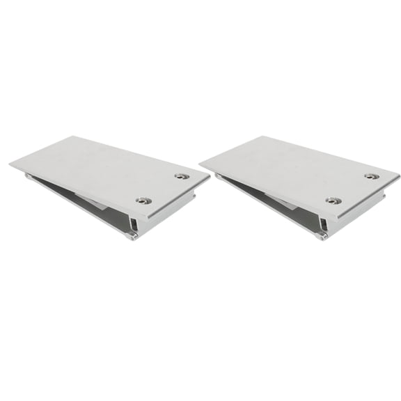 M Buder 1 Pair Aluminum Alloy Threshold Ramp Adjustable Mobility Access Wheelchair Entry Ramp for Home Bathroom Step Transition, 22 inches / 55.8 cm