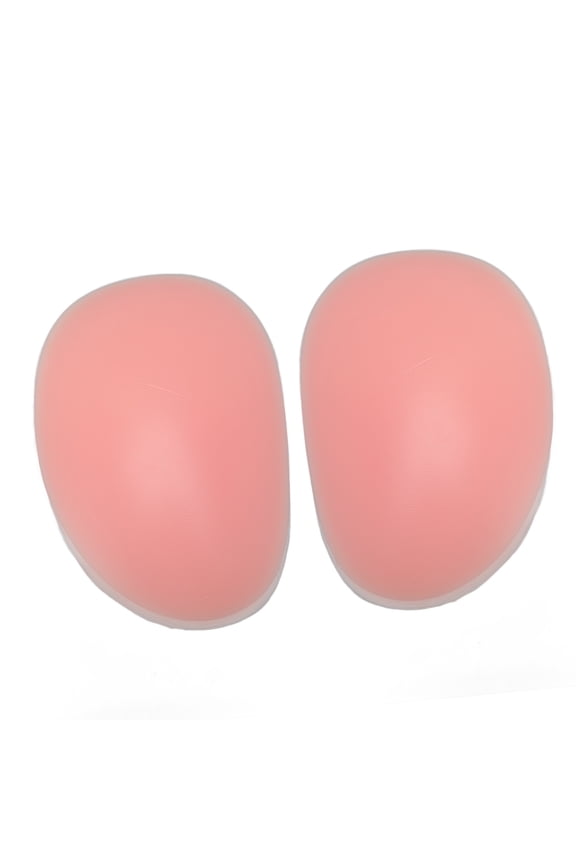 M Buder 1 Pair Silicone Butt Pads Thin Edges Removable Padding Buttocks Inserts for Women Pink 7.1 Oz / 200g Lightweight Invisible Hip Pads Reusable Enhancer