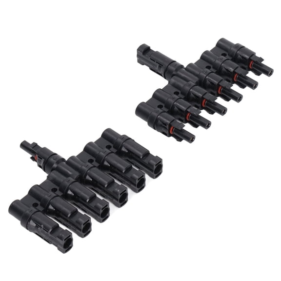 M Buder 1 Pair Solar Branch Connectors Panel Parallel Connection Cable Splitter Coupler DIY Mount Tool MMF+FFM (6.69 inches / 17 cm)