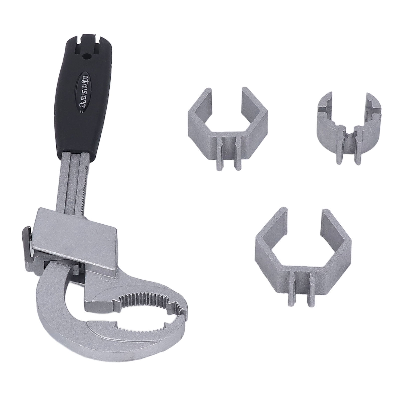 M Buder 10.8-Inch Adjustable Bathroom Wrench, Multifunctional Plumbing Repair Tool for Faucet Valves, Shower Heads & Pipes, Aluminum Alloy Basin Wrench Set with Storage Box (10.8 in / 27.5 cm)