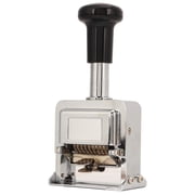 M Buder 10 Digit Number Stamp Handle Design Self Inking Automatic Numbering Machine for Banking Medicine Accounting