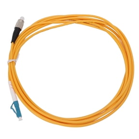 M Buder 10 ft / 3m LC to FC Single Mode Simplex Fiber Optic Patch Cord, 3.0mm Outer Diameter OS2 Network Cable for Communication Room and Link Transmission Equipment