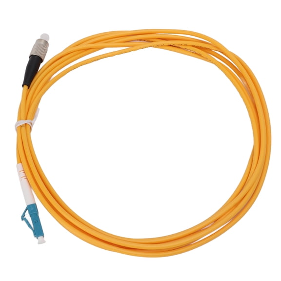 M Buder 10 ft / 3m LC to FC Single Mode Simplex Fiber Optic Patch Cord, 3.0mm Outer Diameter OS2 Network Cable for Communication Room and Link Transmission Equipment