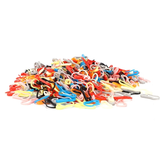 M Buder 1000Pcs Knitting Markers Plastic Colorful Durable Crochet Clips for Knitting DIY Craft (18x13x3 cm / 7.08x5.11x1.18 inches)