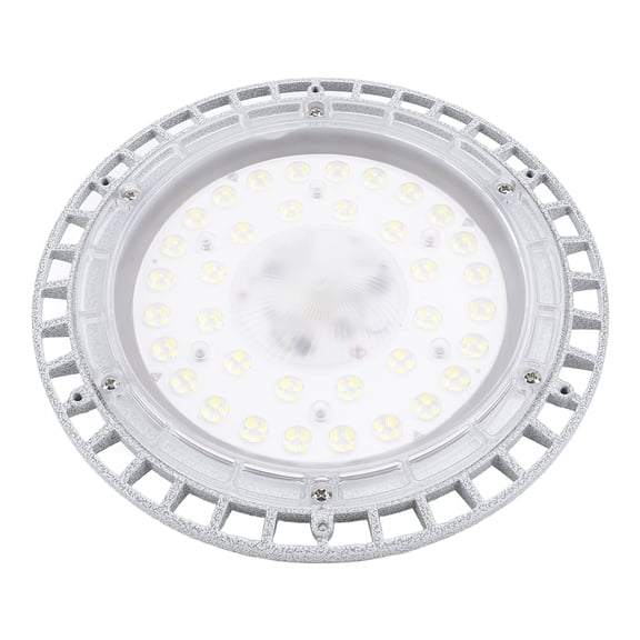 M Buder 100W LED High Bay Light Fixture Explosion Proof IP66 Waterproof Super Bright 12000lm Round Ceiling Lighting for Large Warehouses Industrial Plants Factory Workshops Mines and Tunnels 220V