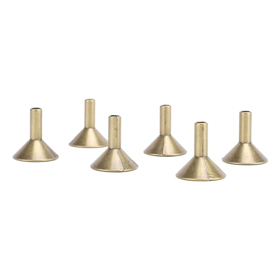 M Buder 100pcs Funnel Shape Backflow Incense Cone Tray Premium Alloy Metal Holder Stand for Teahouse Living Room Home Fragrance Meditation Yoga Accessories 0.79 x 0.98 in