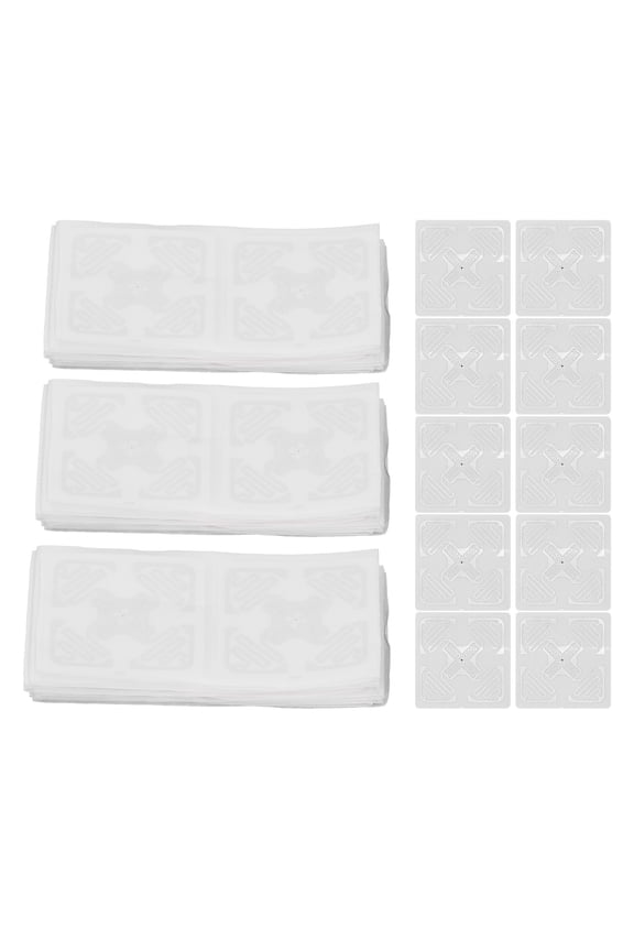 100pcs UHF RFID Tags 860-960MHz KM4 Rewritable Adhesive Inlay Labels 1.97x1.97in / 50x50mm for Smart Warehouse Asset Management and Inventory Control