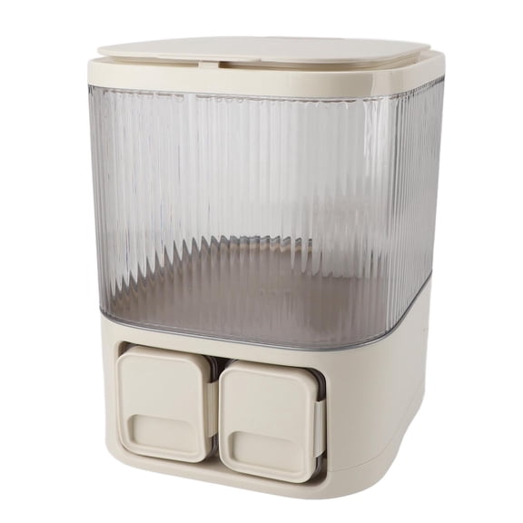 M Buder 10L Airtight Rice Storage Bucket – Moisture‑Proof, Pest‑Resistant, Food‑Grade Plastic Bin for Rice, Flour, Beans & More