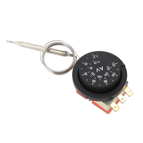 M Buder 10PCS 0-120C Adjustable Electric Fan Thermostat Switch AC 250V for Automotive Car Truck Replacement Cooling System Temperature Controller Kit