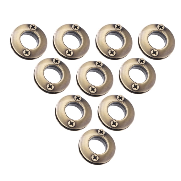 M Buder 10PCS Round Eyelets Double Side Rolled Metal Grommets for Clothing, Shoes, Bags, Leather Crafts Repair Bronzer - Hardware Accessories (15.00 cm / 5.91 in) [cite: 11]