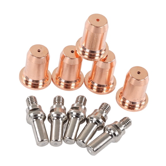 M Buder 10Pcs Premium Welding Gun Accessory Copper MIG Welder Electrode MAG Cutter Nozzle 1.1mm / 0.04 inches Replacement Tips specifically designed for PT60 Welding Equipment and Projects