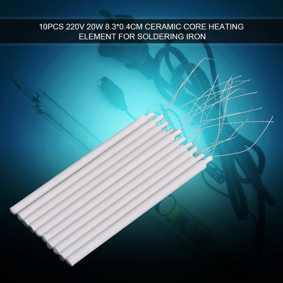 M Buder 10pcs 220V 20W Internal Heat Ceramic Heating Element Core Replacement Parts for Soldering Iron