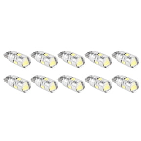 M Buder 10pcs T10 5630 6SMD W5W Car Decoding LED Canbus Bulb Error Free Side Marker License Plate Light Replacement for Interior Dome Map Door (10 Pack)