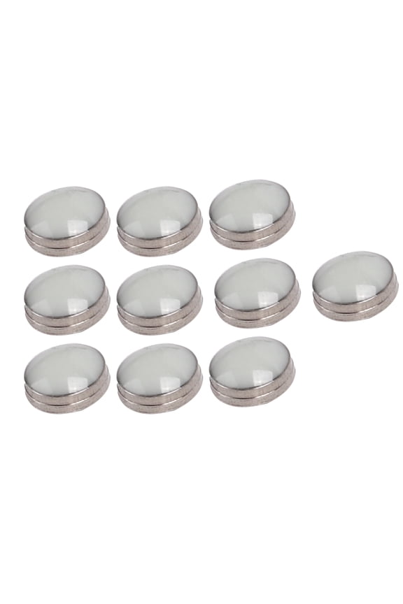 10pcs Watch Luminous Bezel Dot Green Glowing Ceramic Dial Insert Accessory for Night Visibility, Durable Replacement Repair Tool Kit Parts, 2mm / 0.08in