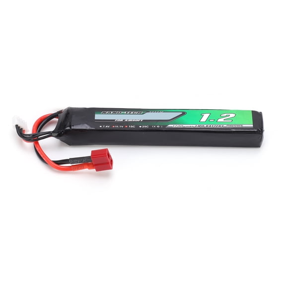 M Buder 11.1V 1200mAh 15C Lipo Battery Pack with T Plug 2 Pcs RC Vehicle Battery for RC Cars Toys