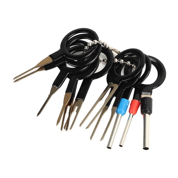 M Buder 11 Pcs Car Terminal Removal Tool Kit Electrical Wiring Crimp Connector Pin Extractor Set for Car Harness Household Appliance Auto Electrical Repair Maintenance