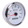 thumbnail image 1 of M Buder 110mm 4.33 in Universal Tachometer Gauge 4000 RPM with Hour Meter 7 Color Backlight DC 9-32V Marine Automotive Replacement White Dial Silver Bezel, 1 of 9